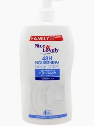 Nice & Lovely Body Milk Cream Lotion 850ml